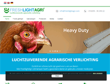 Tablet Screenshot of freshlightagri.com